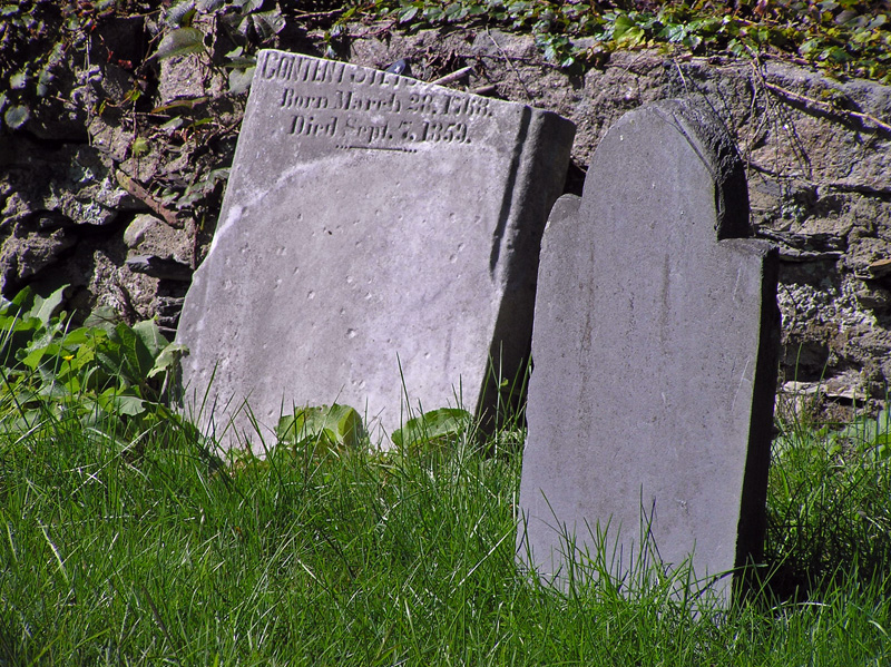 tombstones
